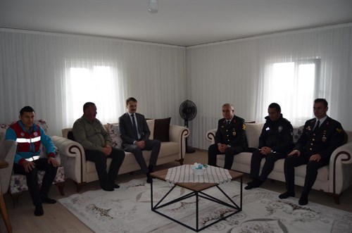 Kaymakamımız Sn. Ali Erdoğan'dan  Şehit Ailelerine Bayram ziyareti
